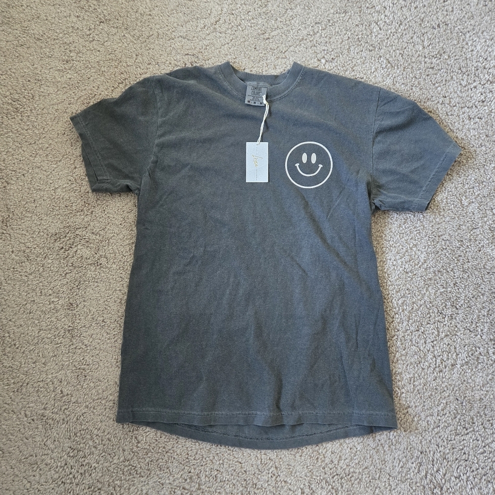 NWT Comfort Color Angel Numbers & Happy‎ Face Unisex Tee Size Medium 100% Cotton - Picture 7 of 12